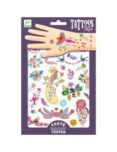 Tattoos Gekleurde Veren