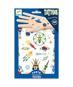 Tattoos Glow in the Dark - Space