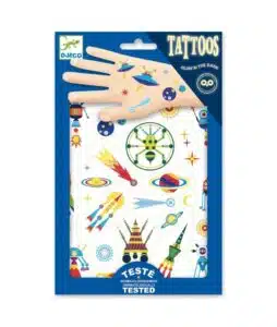 Tattoos Glow in the Dark - Space