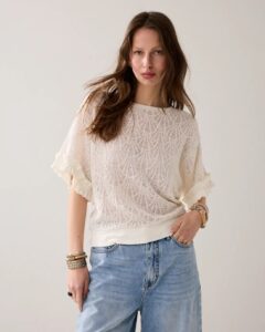 Top Open jaquard - Off White