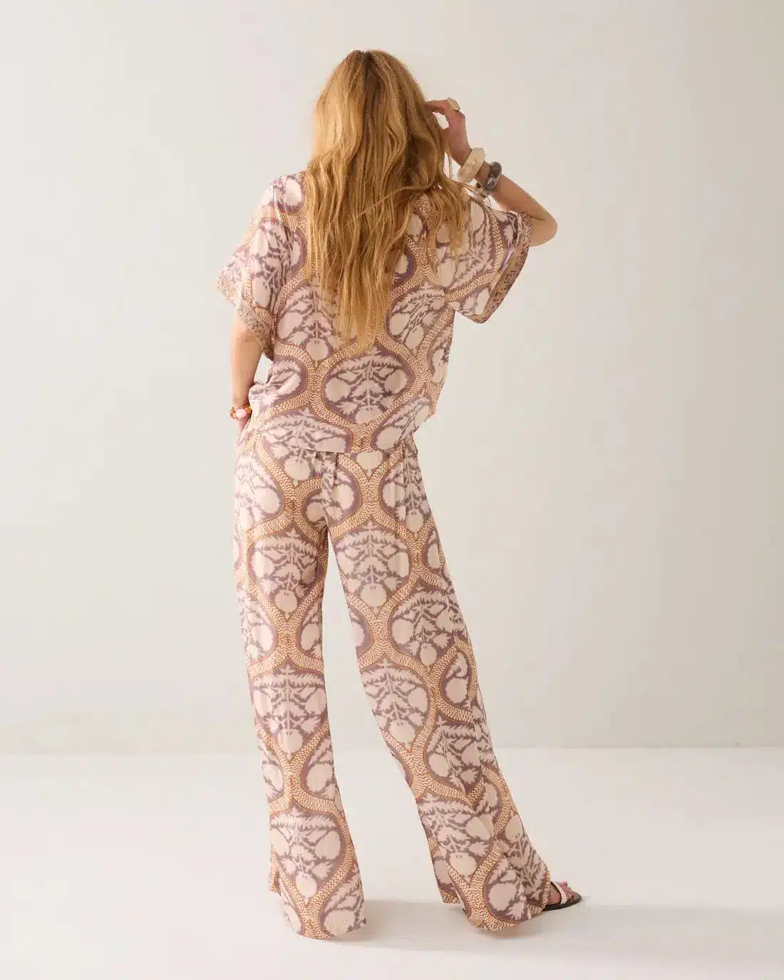 Trousers Art deco print – Multicolour