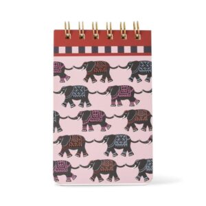 Twin Wire Notepad - Elephant