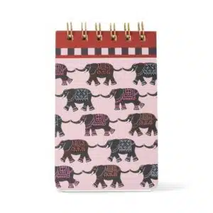 Twin Wire Notepad - Elephant