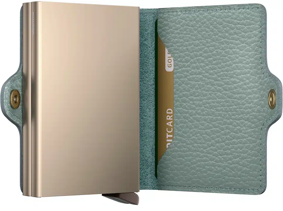 Twinwallet Pebble - Sea Green