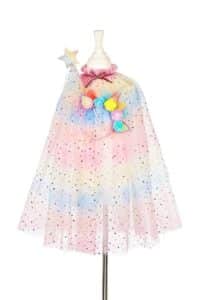 Unicorn cape + tiara + wand set 3-4 jaar