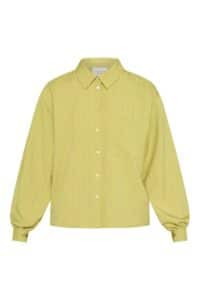 Verina Shirt - Lime Pinstripe