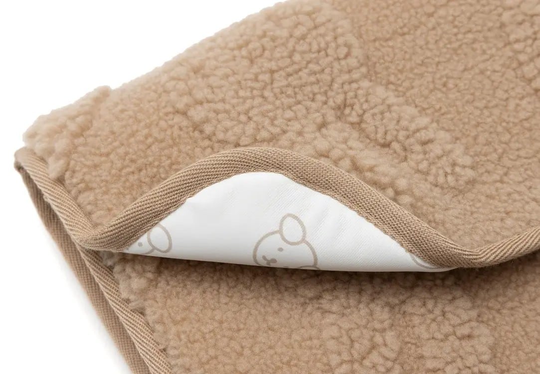 Verschoningsmat met Opbergvak Miffy Jacquard Teddy - Biscuit