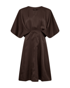 Vianna Short Dress - Mulch