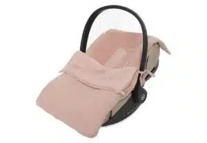 Voetenzak 0+ 3/5 punts gordel Basic Knit - Wild Rose