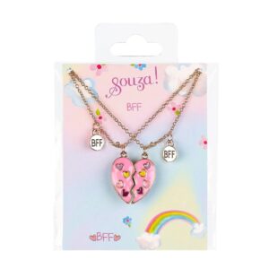 Vriendschapsketting BFF set van 2 – hartje