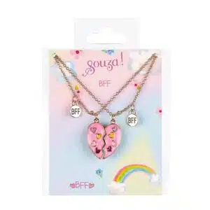Vriendschapsketting BFF set van 2 – hartje
