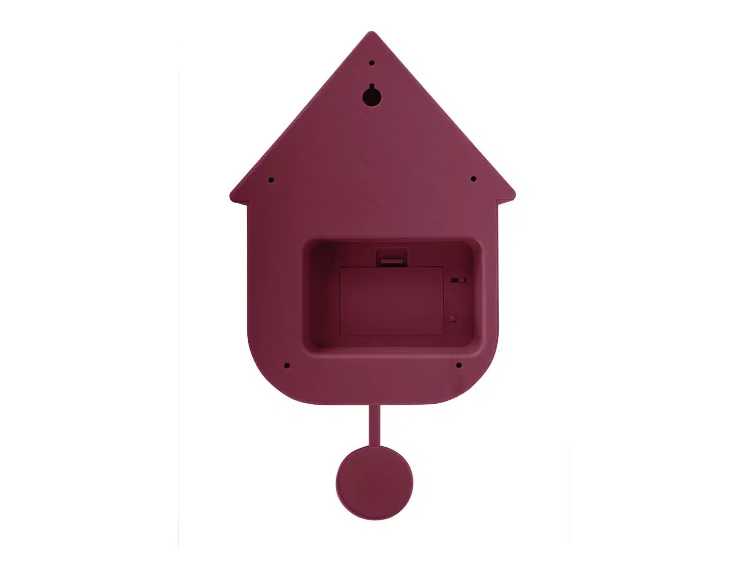 Wall Clock Modern Cuckoo Oro - Dark Mauve