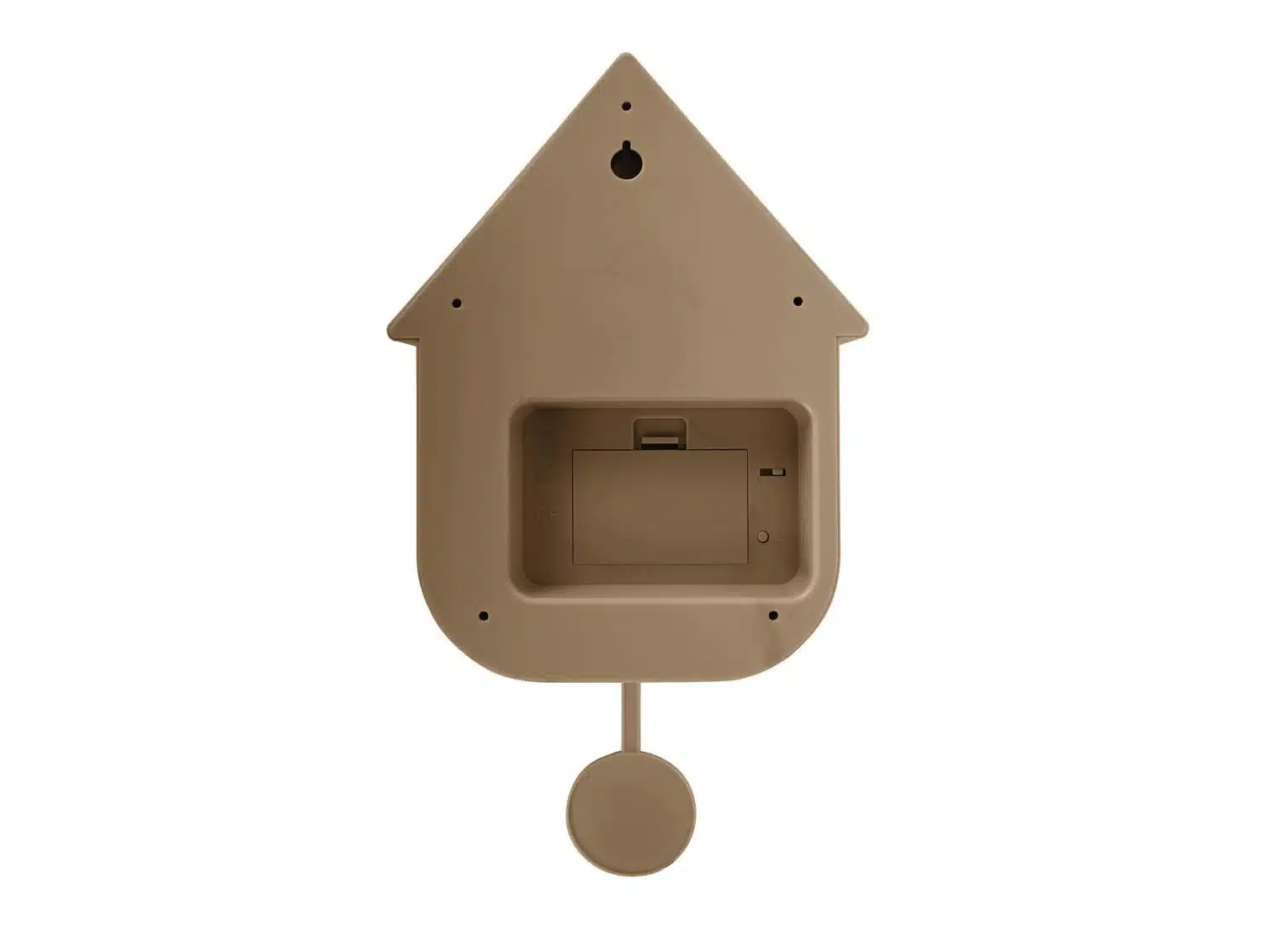Wall Clock Modern Cuckoo Oro - Mocha Brown
