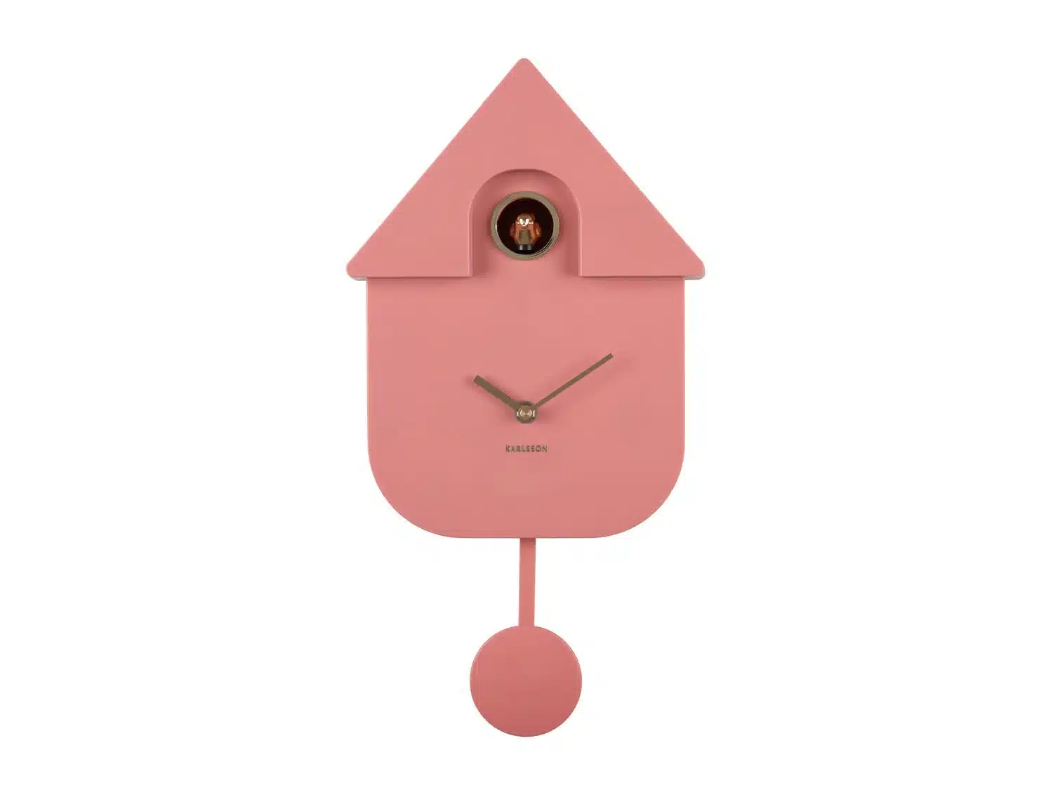Wall Clock Modern Cuckoo Oro - Rose Tan
