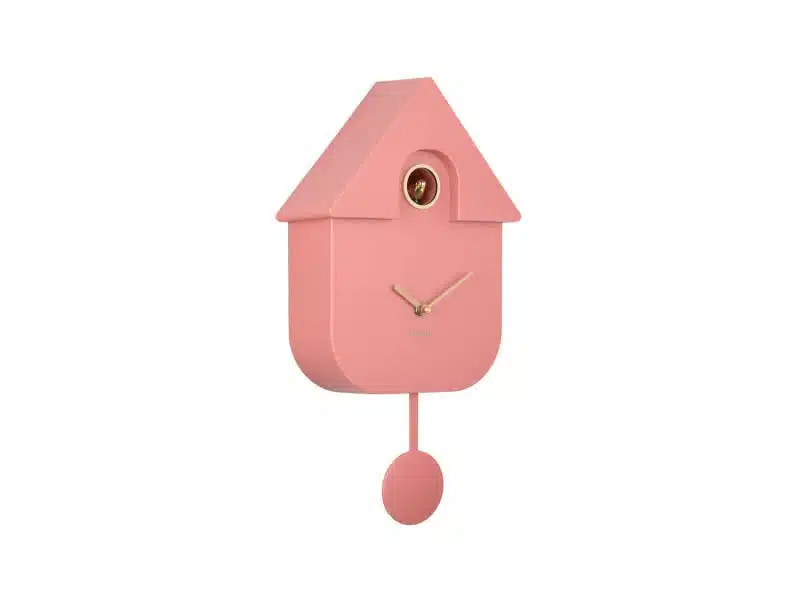 Wall Clock Modern Cuckoo Oro - Rose Tan