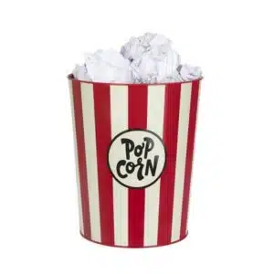 Wastebasket Popcorn