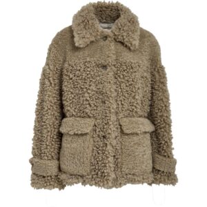 Wendy Faux Fur Jacket – Spray Green