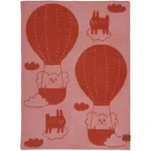 Wiegdeken Balloon - Pink/Rust