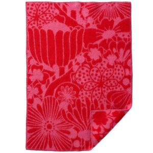 Wiegdeken Clover - red