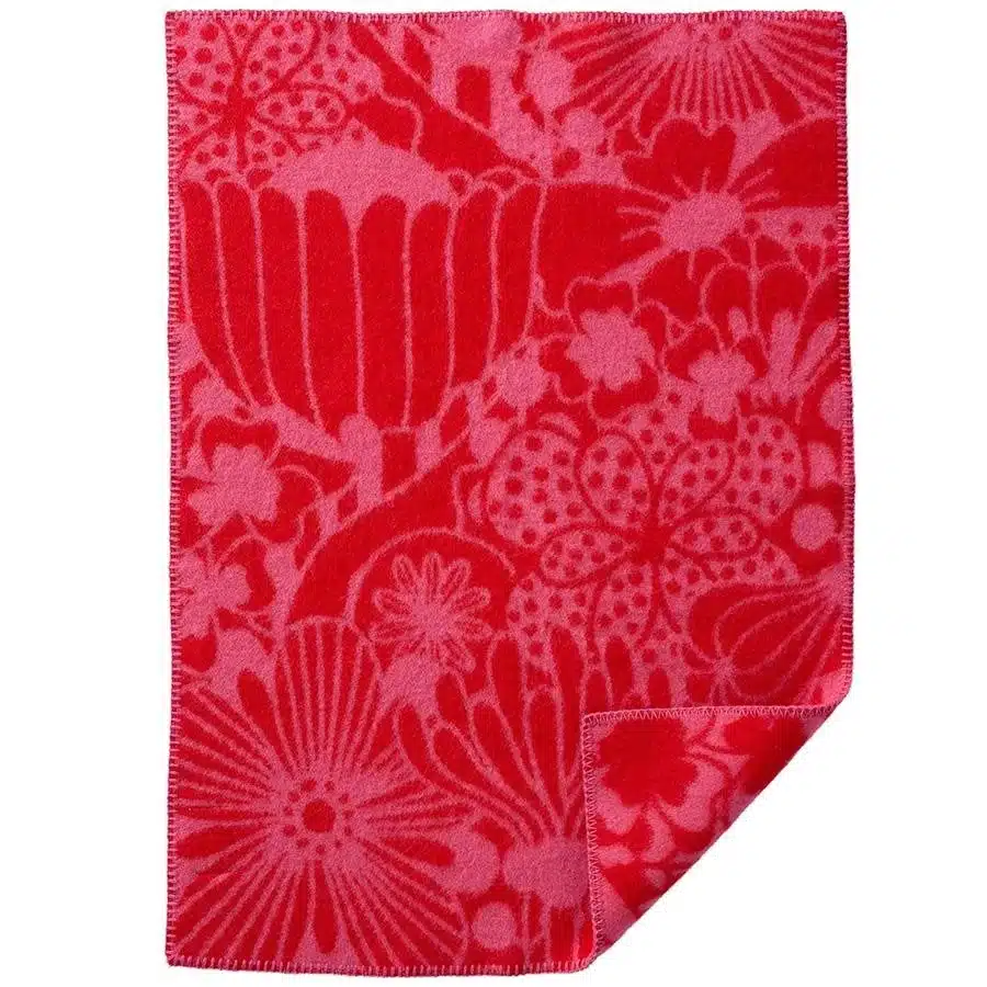 Wiegdeken Clover - red