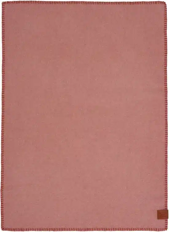 Wiegdeken Cosy pink/rust