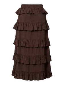 Wima Hw Ankle Skirt – Coffee Bean