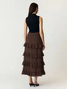 YAS - Wima Hw Ankle Skirt – Coffee Bean