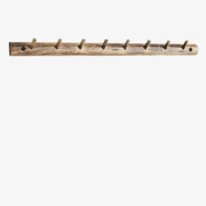 Wooden Coat Rack - Dark Natural