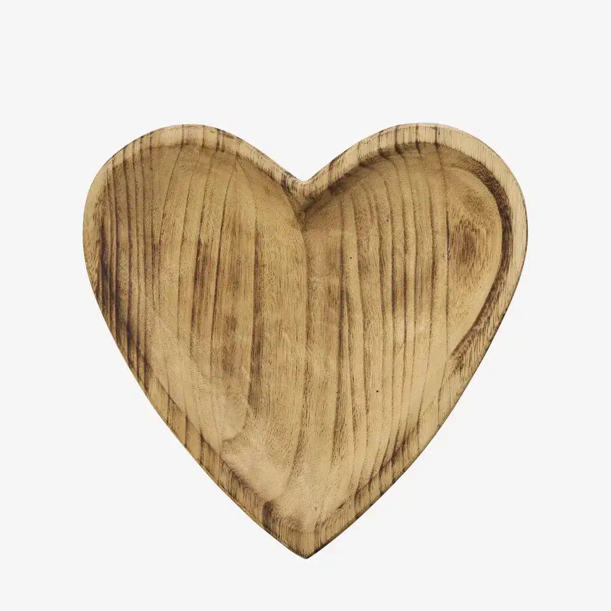 Wooden heart tray