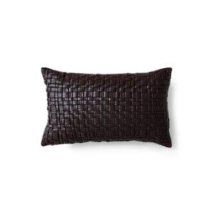 Woven cushion - Chocolate brown