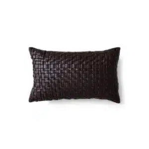 Woven cushion - Chocolate brown