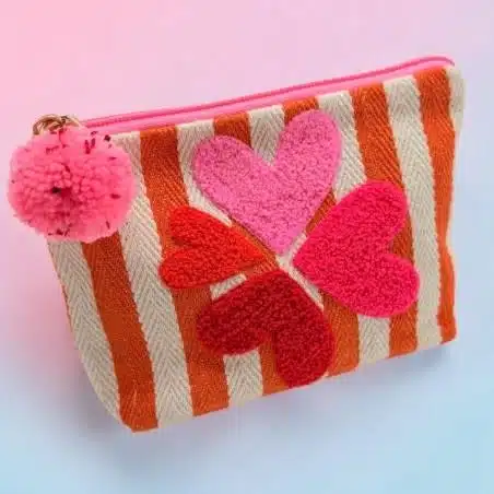 Zip pouch Heart Kleeblatt
