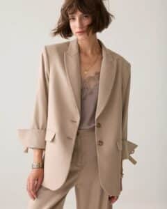 Blazer Twill melange - Taupe