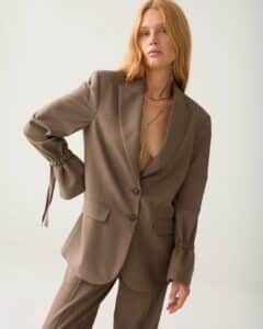 Blazer Twill melange - Taupe