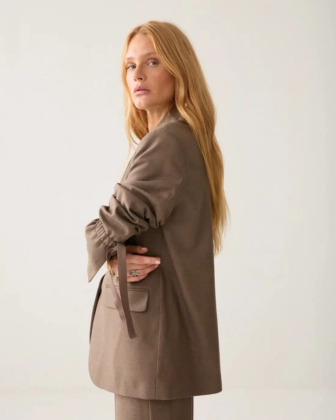 Blazer Twill melange - Taupe