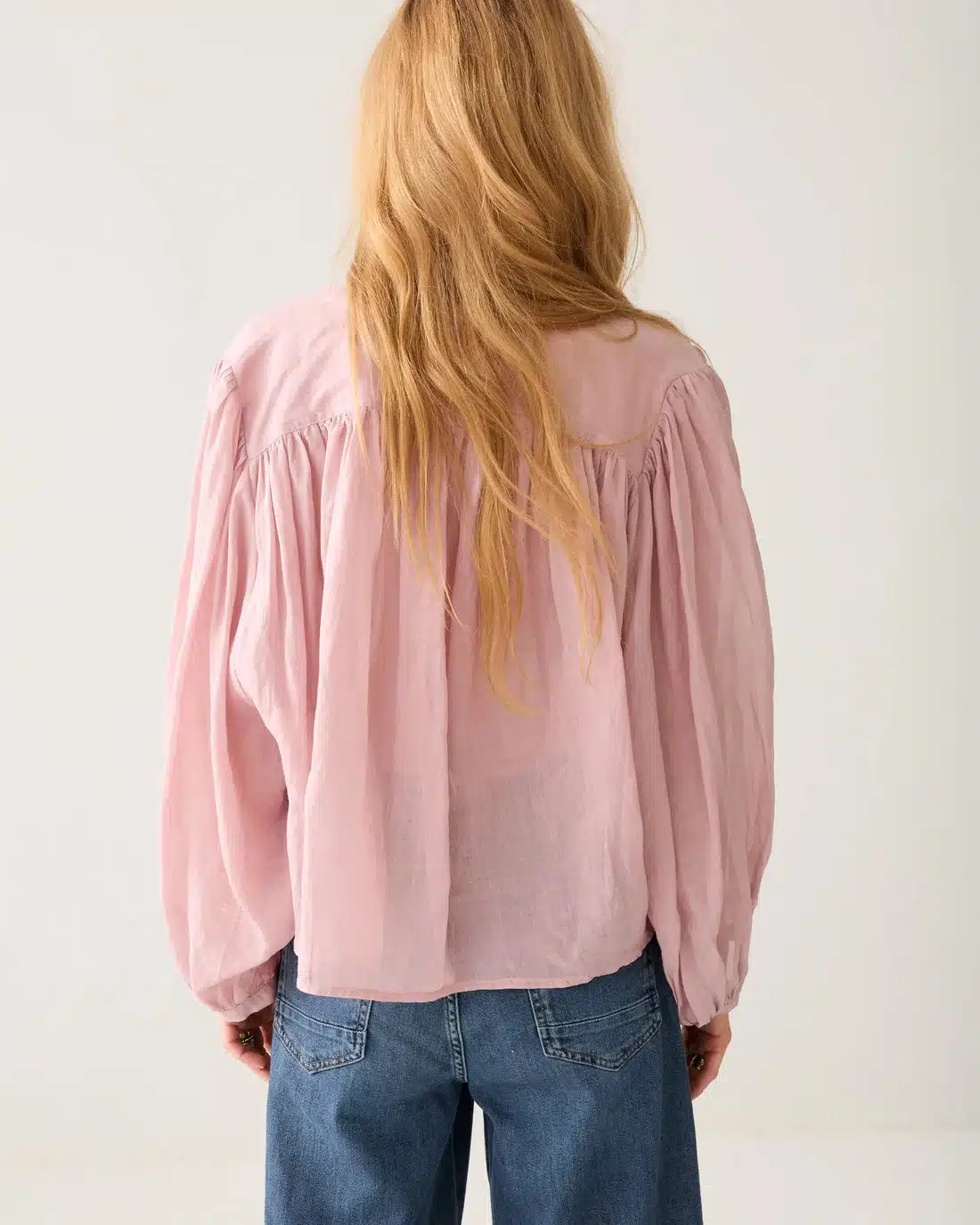 Blouse Ramie - Faded Pink
