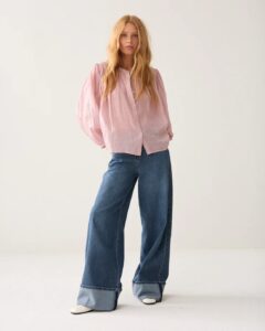 Blouse Ramie - Faded Pink