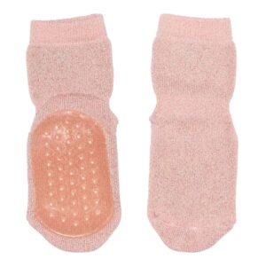 Celina glitter socks anti-slip – Silver Pink 22/24