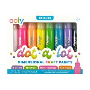 Dot-A-Lot: Dimensional Craft Paint – Bright (Set of 8)