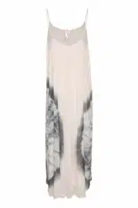 Etta Dress – White w, Grey
