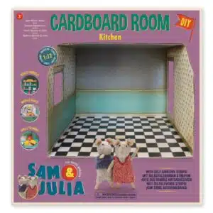 Kartonnen Miniatuurkamer - Keuken