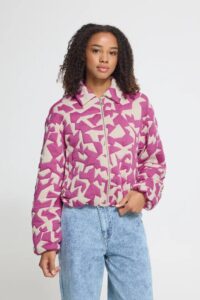 Kate Quilted Jacket - Pink/Birch