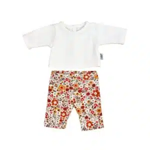 Kledingset Poppy - Caramel flowers