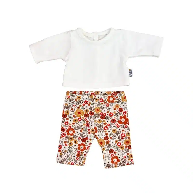Kledingset Poppy - Caramel flowers
