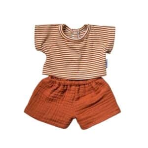 Kledingset Sam - Caramel Stripes
