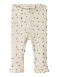 Lago Mer Slim Leggings - Turtledove Blue Flower