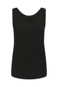 Poppy VO-neck Tank Top – Black