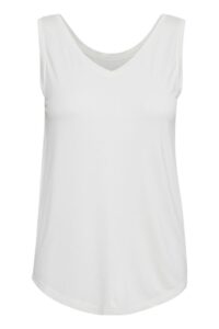 Poppy VO-neck Tank Top – Spring Gardenia