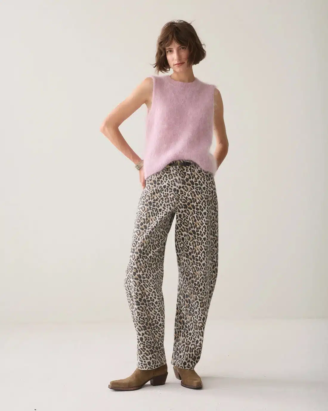 Spencer Kid mohair knit - Faded Pink