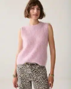 Spencer Kid mohair knit - Faded Pink